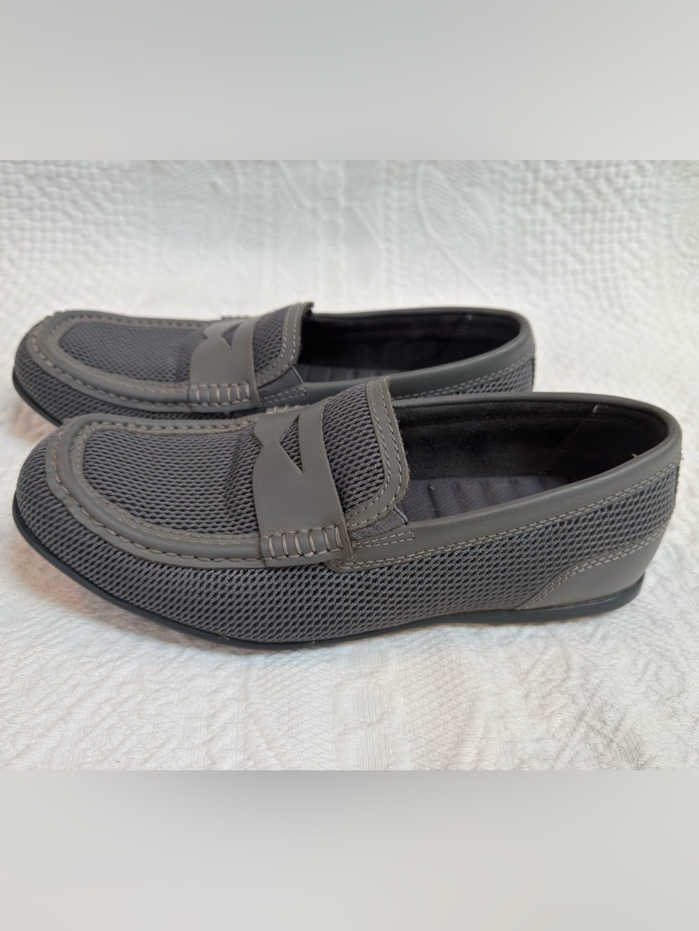 Rockport Gray Loafers Men’s Comfort Shoes Size 7.5